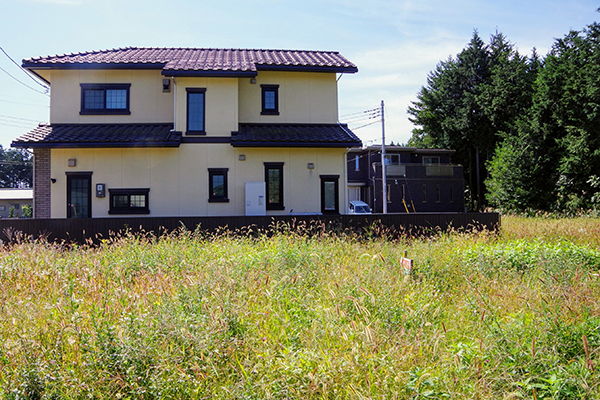 北側から南方向を見る。③