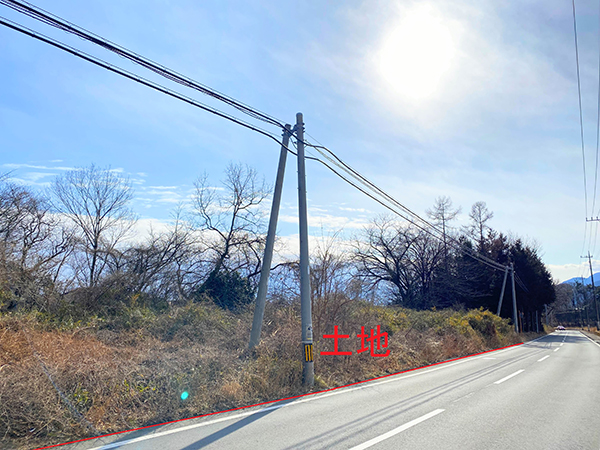 北側から南方向を見たもの。②