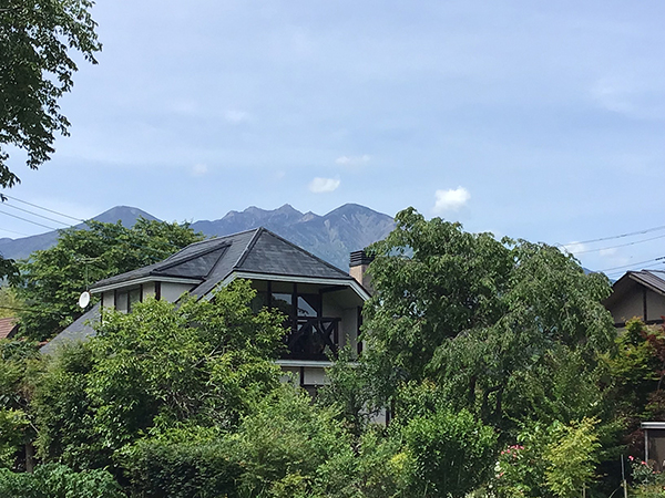 八ヶ岳の図ズームアップ。⑤