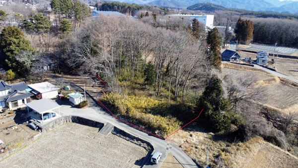 491坪の広々とした土地。