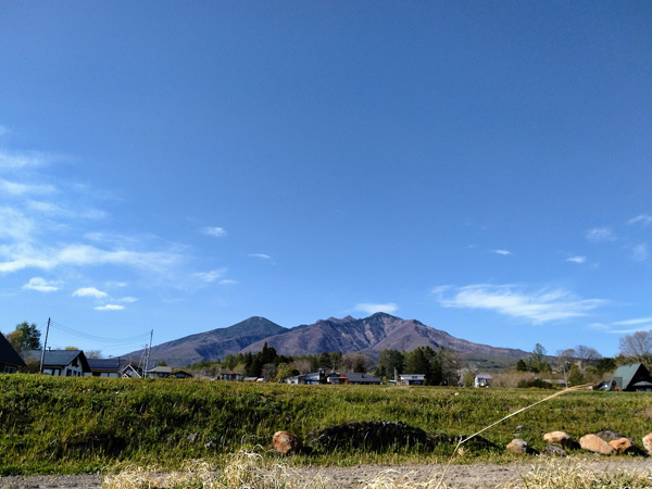 敷地からは八ヶ岳全体が見渡せる。