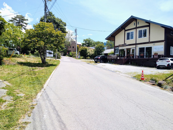 前面道路の様子。